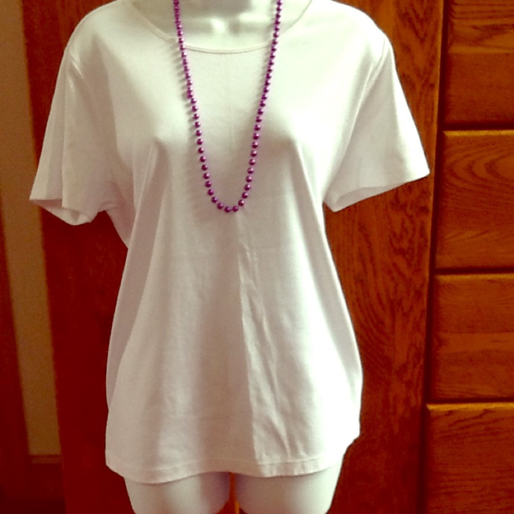 Lands' End short sleeve top size L, NWOT